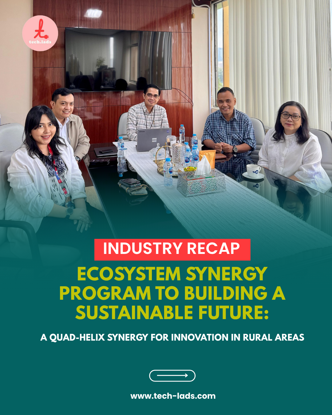Ecosystem Synergy Program to Building a Sustainable Future: A Quad-Helix Synergy for Innovation in Rural Areas