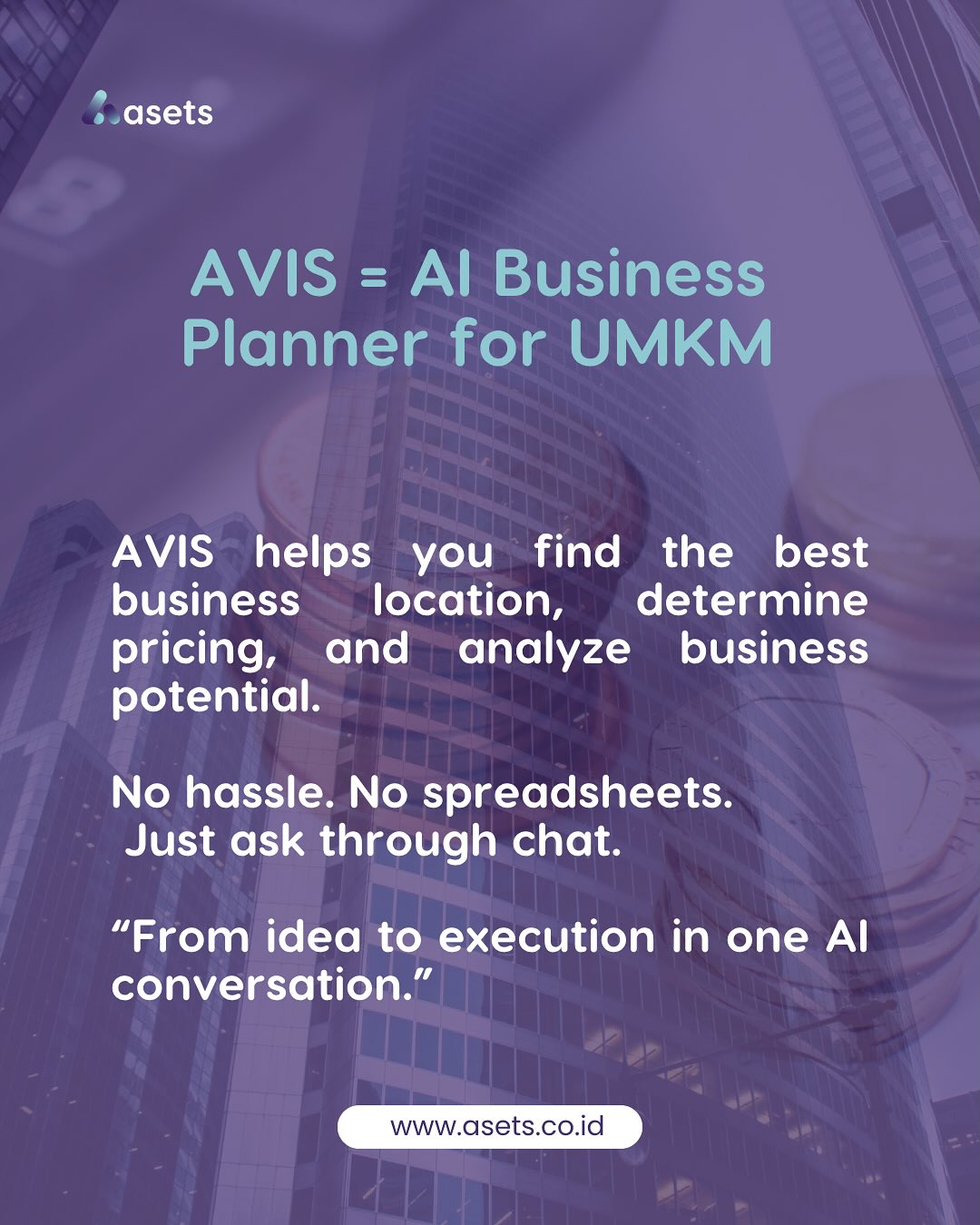 AVIS: AI Business Planner untuk UMKM Solusi Cerdas dari Asets.co