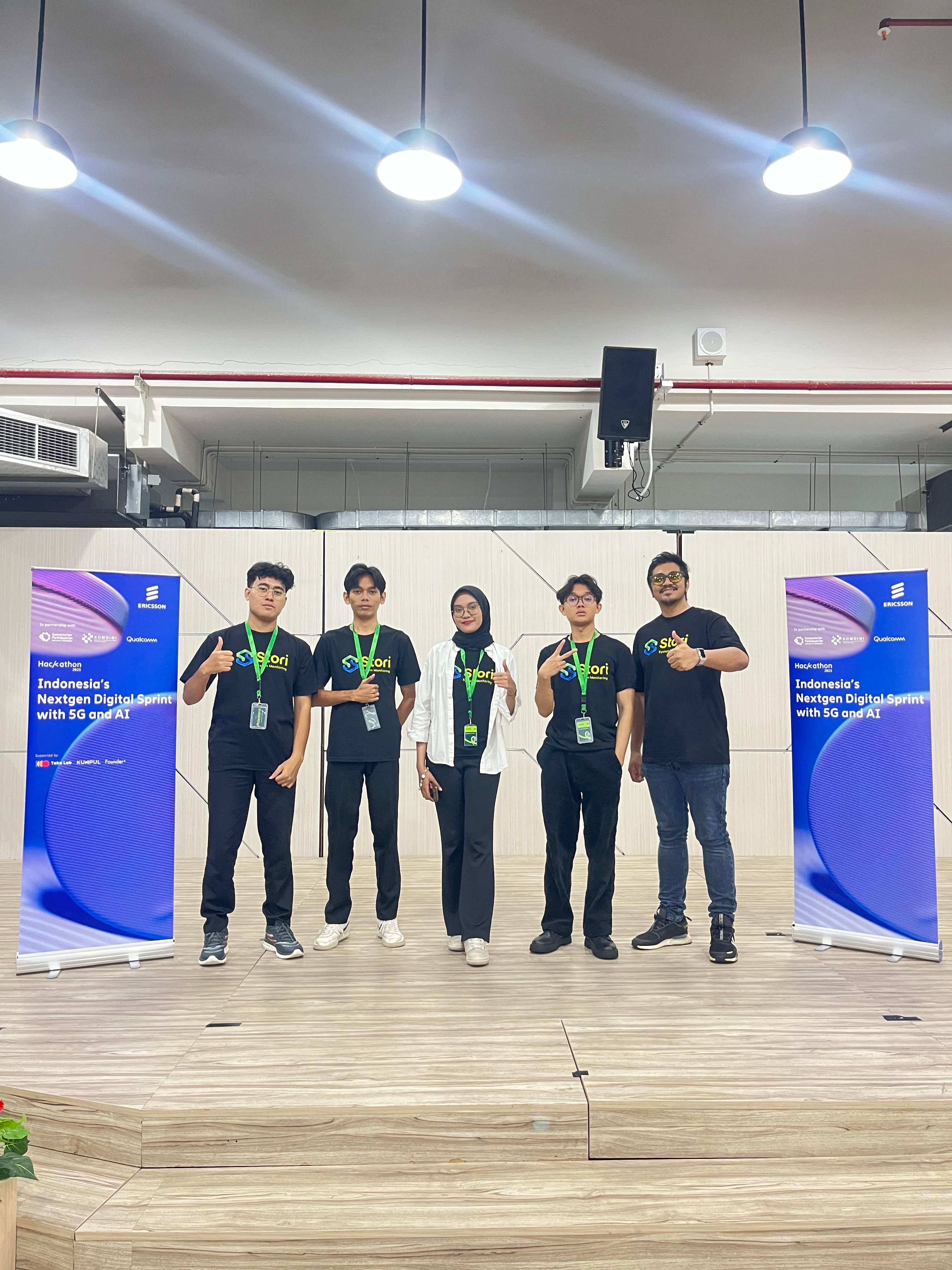 STORI x Asets: Inovasi Prediktif Maintenance Indonesia di Panggung Ericsson x Qualcomm Hackathon 2025