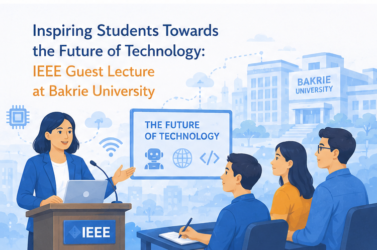 Inspiring Students Towards the Future of Technology: IEEE Guest Lecture at Bakrie University